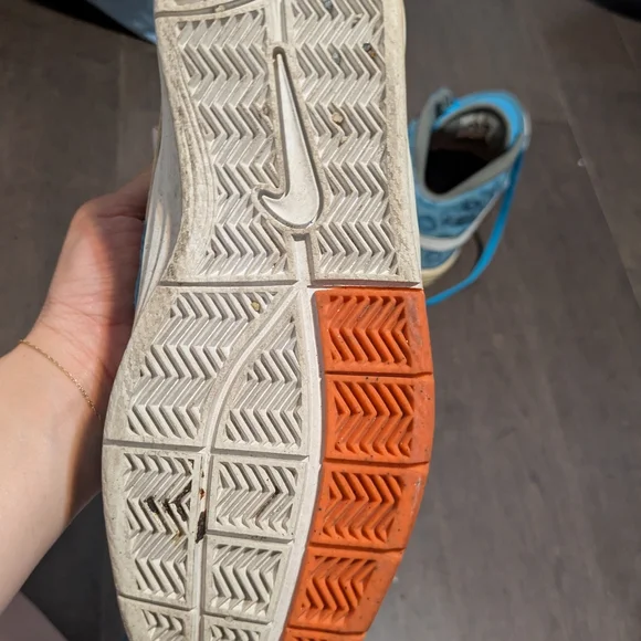 Nike Kids Blue High-Top Sneakers - Picture 8 of 10